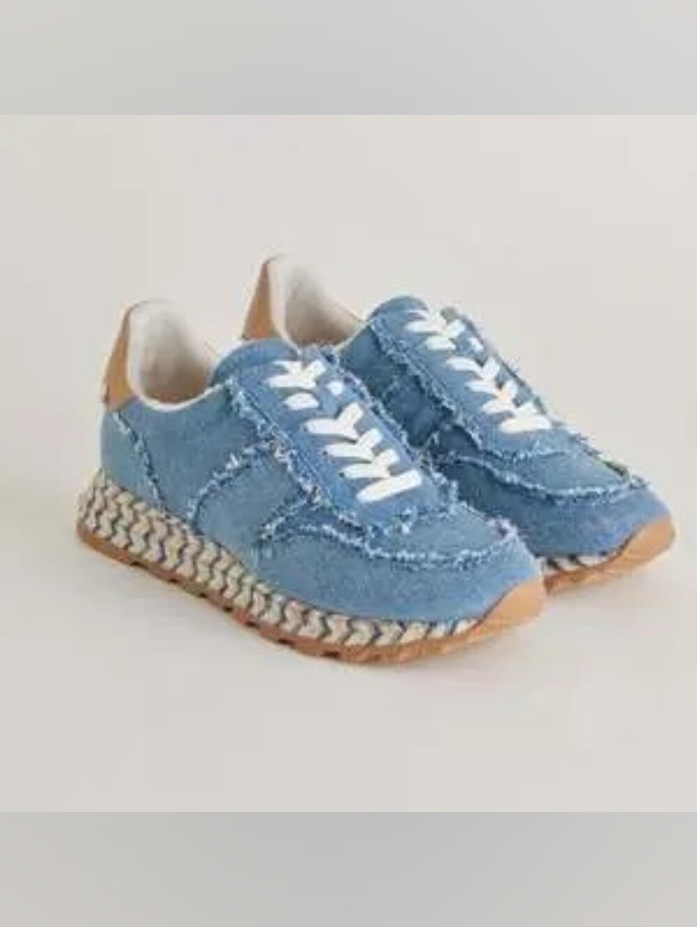 Dolce Vita Denim-Style Blue Casual Sneakers 6
